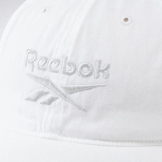 Reebok Men's Cotton The Logo Cap, White - 3alababak