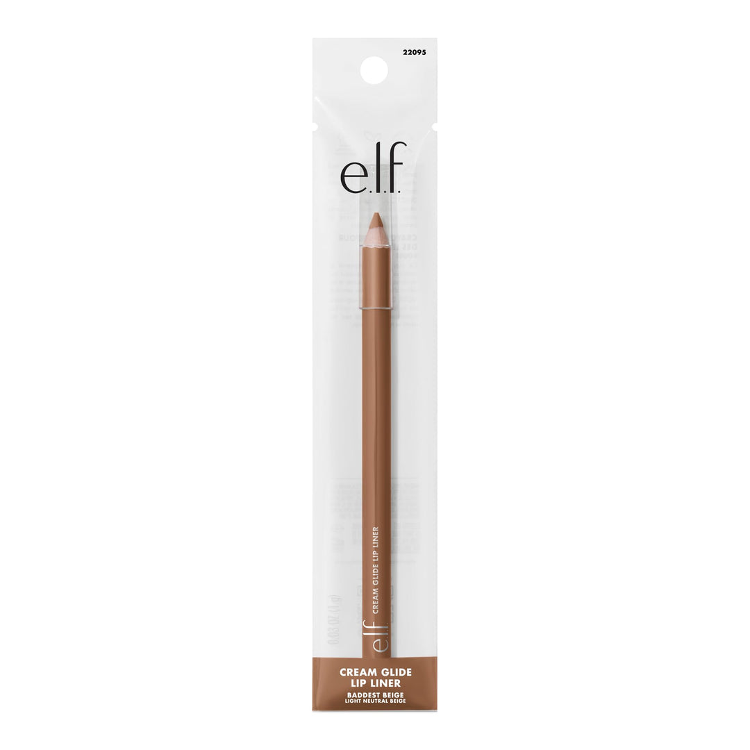 e.l.f. Cream Glide Lip Liner, Highly-Pigmented Pencil For Shaping & Sculpting Lips, Semi-Matte Finish, Vegan & Cruelty-Free