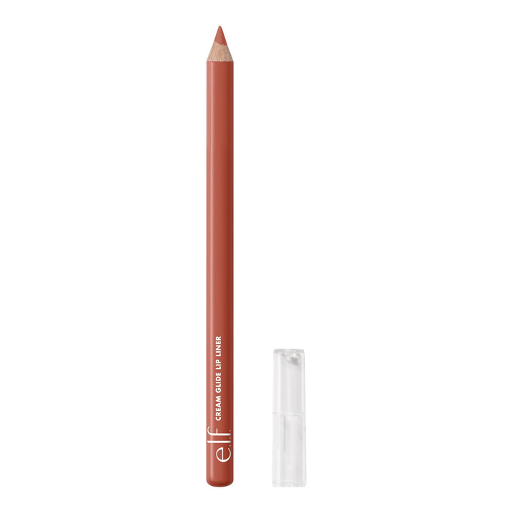 e.l.f. Cream Glide Lip Liner, Highly-Pigmented Pencil For Shaping & Sculpting Lips, Semi-Matte Finish, Vegan & Cruelty-Free