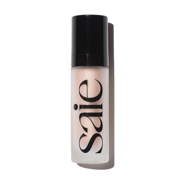 Saie Mini Glowy Super Gel Lightweight Illuminator - Luminizer + Makeup Primer for Glowing Skin - Enriched with Vitamin C + Hydrating Squalane Oil