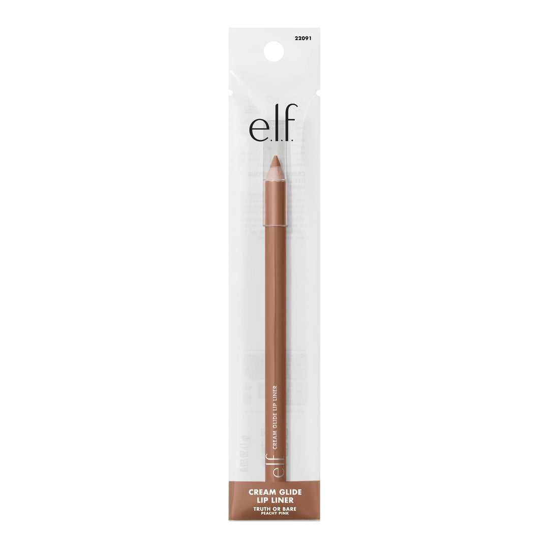e.l.f. Cream Glide Lip Liner, Highly-Pigmented Pencil For Shaping & Sculpting Lips, Semi-Matte Finish, Vegan & Cruelty-Free