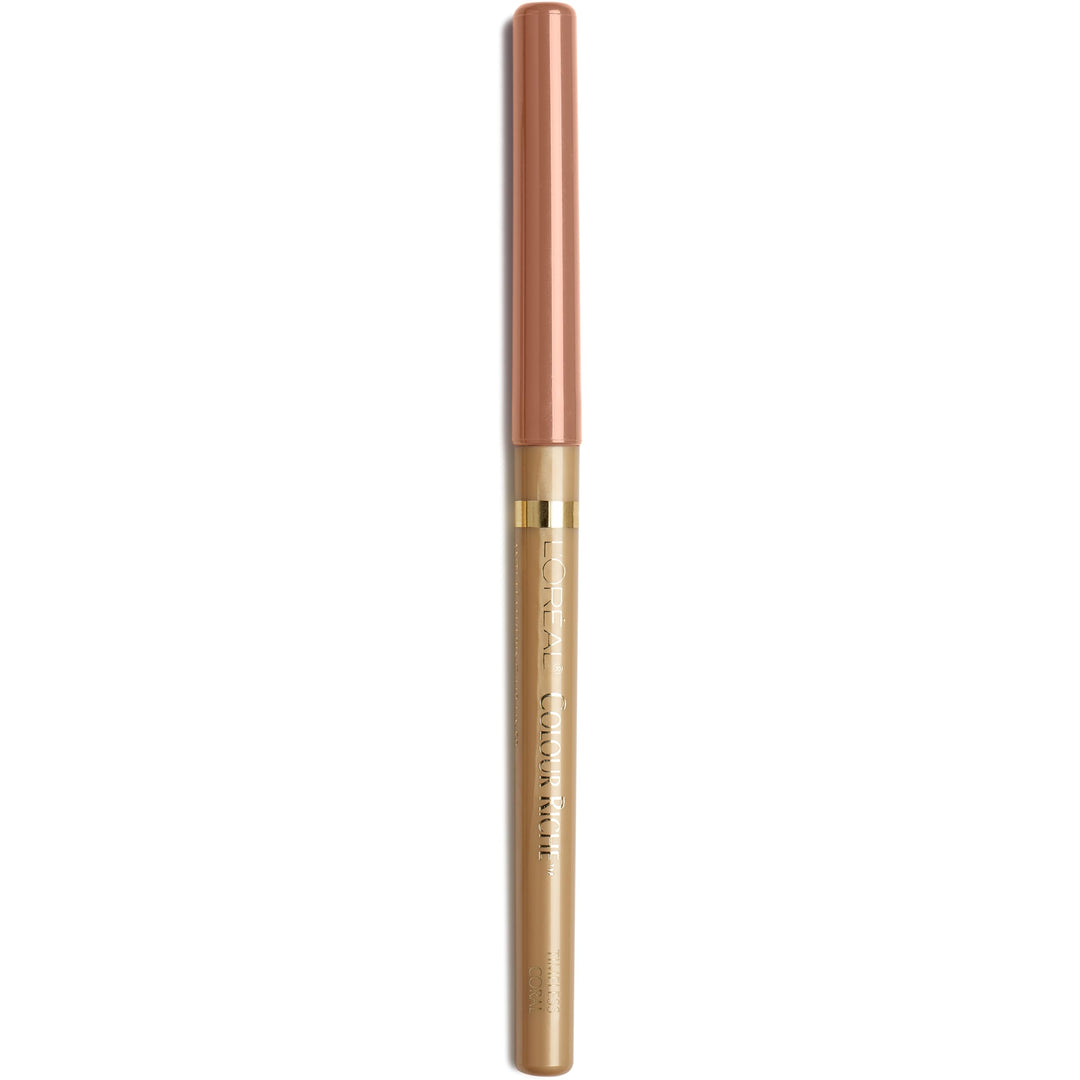 L'Oreal Paris Colour Riche Lip Liner Pencil, Creamy Lip Liner with Omega 3 and Vitamin E