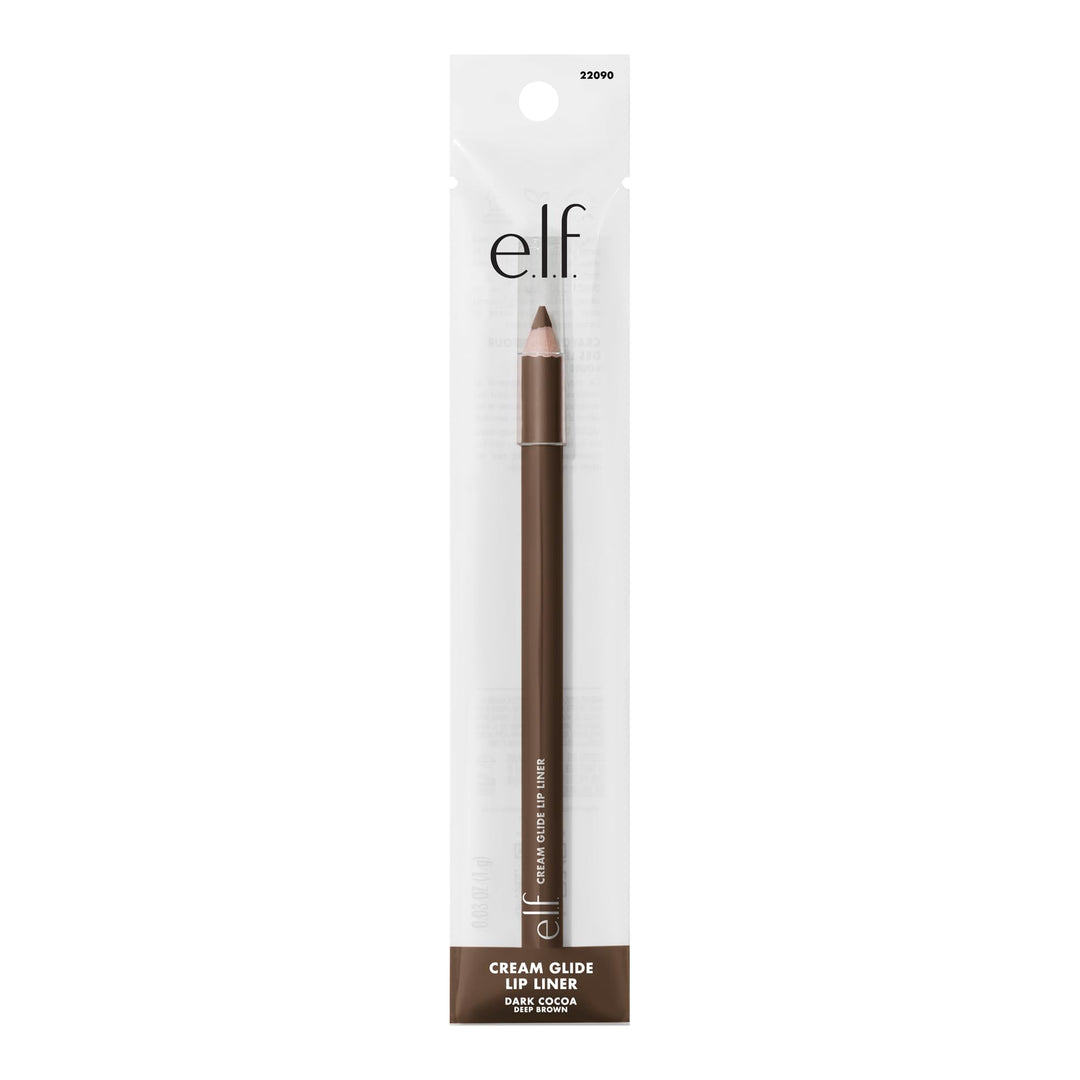 e.l.f. Cream Glide Lip Liner, Highly-Pigmented Pencil For Shaping & Sculpting Lips, Semi-Matte Finish, Vegan & Cruelty-Free