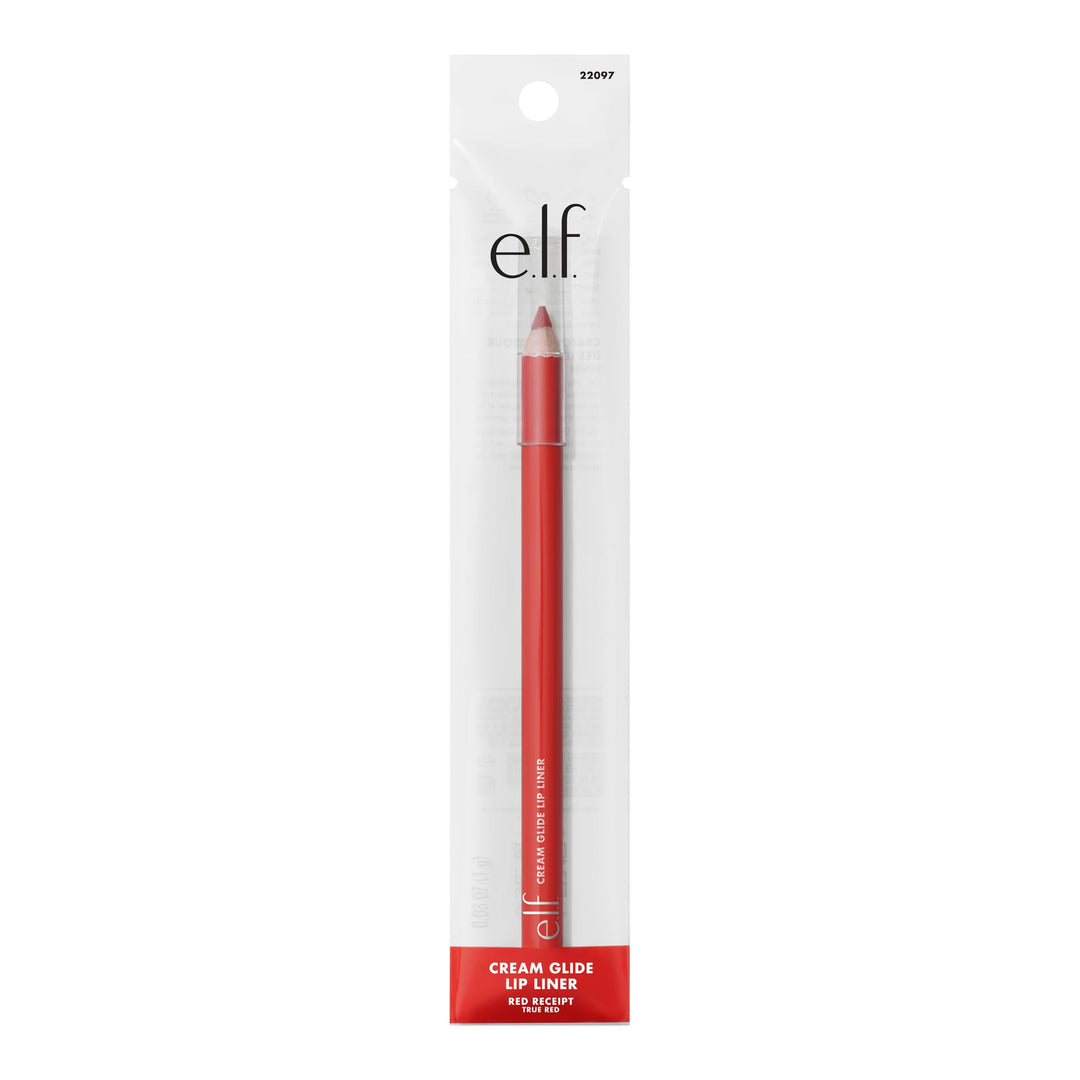 e.l.f. Cream Glide Lip Liner, Highly-Pigmented Pencil For Shaping & Sculpting Lips, Semi-Matte Finish, Vegan & Cruelty-Free