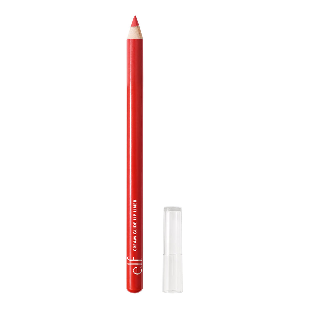 e.l.f. Cream Glide Lip Liner, Highly-Pigmented Pencil For Shaping & Sculpting Lips, Semi-Matte Finish, Vegan & Cruelty-Free