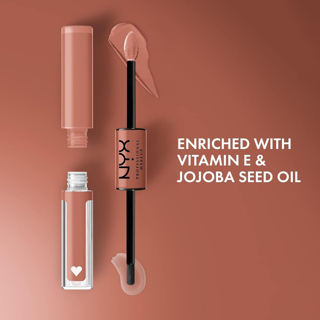 NYX PROFESSIONAL MAKEUP Shine Loud, Long-Lasting Liquid Lipstick with Clear Lip Gloss