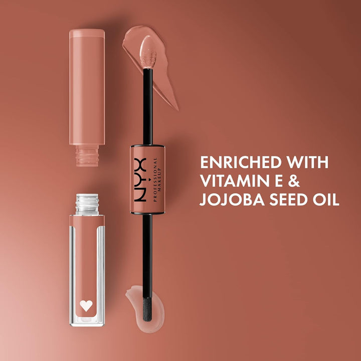 NYX PROFESSIONAL MAKEUP Shine Loud, Long-Lasting Liquid Lipstick with Clear Lip Gloss