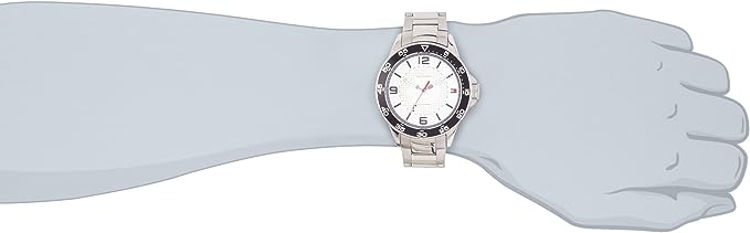 Tommy Hilfiger Men's 1790838 Sport Stainless Steel case and bracelet with white dial Watch - 3alababak