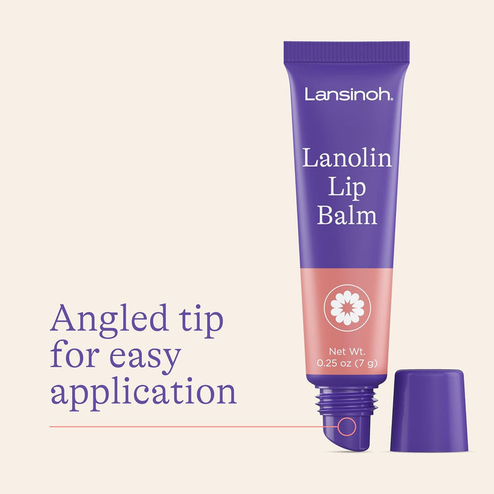 Lansinoh Lanolin Lip Balm 0.25 oz, Ultra-Moisturizing Lip Care with Natural Lanolin for Dry, Chapped Lips - 1 Count