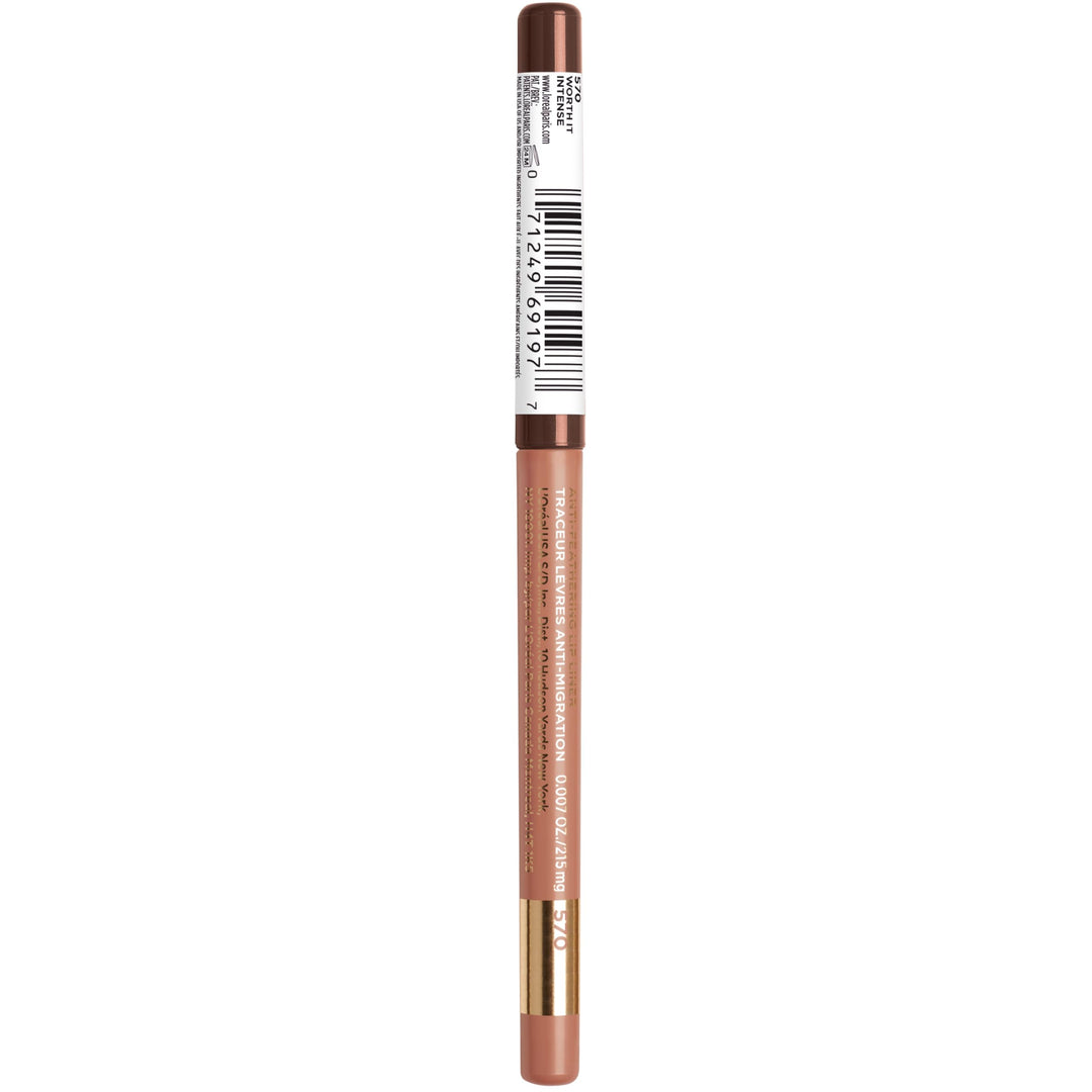 L'Oreal Paris Colour Riche Lip Liner Pencil, Creamy Lip Liner with Omega 3 and Vitamin E