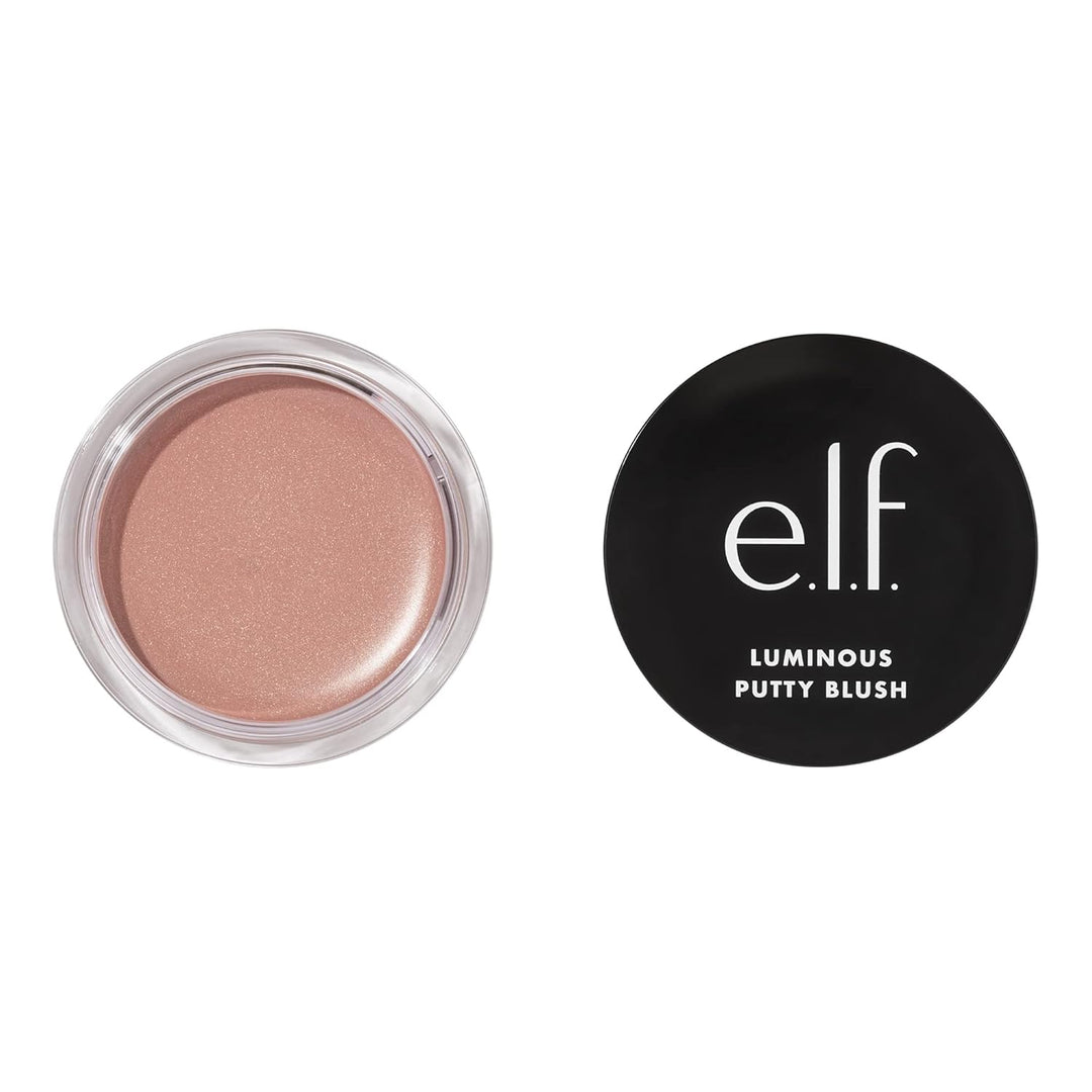 e.l.f. Luminous Putty Blush, Putty-to-Powder, Buildable Blush With A Subtle Shimmer Finish, Highly Pigmented & Creamy, Vegan & Cruelty-Free
