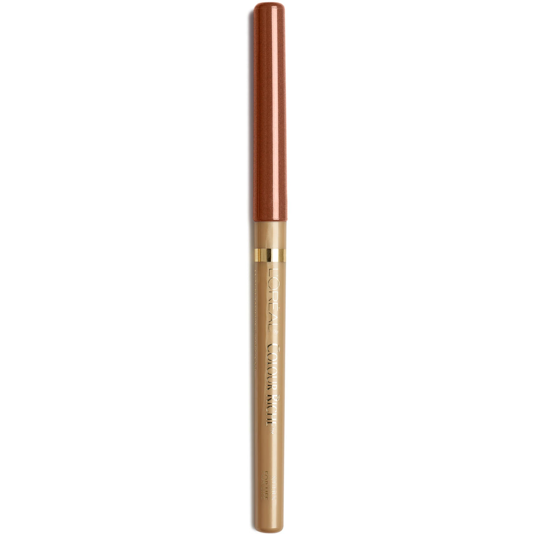 L'Oreal Paris Colour Riche Lip Liner Pencil, Creamy Lip Liner with Omega 3 and Vitamin E