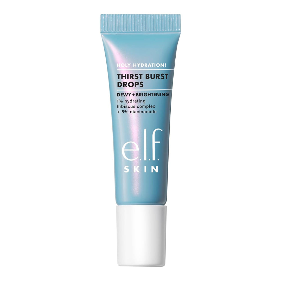 e.l.f. SKIN Holy Hydration! Thirst Burst Drops Mini, Serum For An Instant Radiant Complexion, Made With Hyaluronic Acid, Vegan & Cruelty-Free