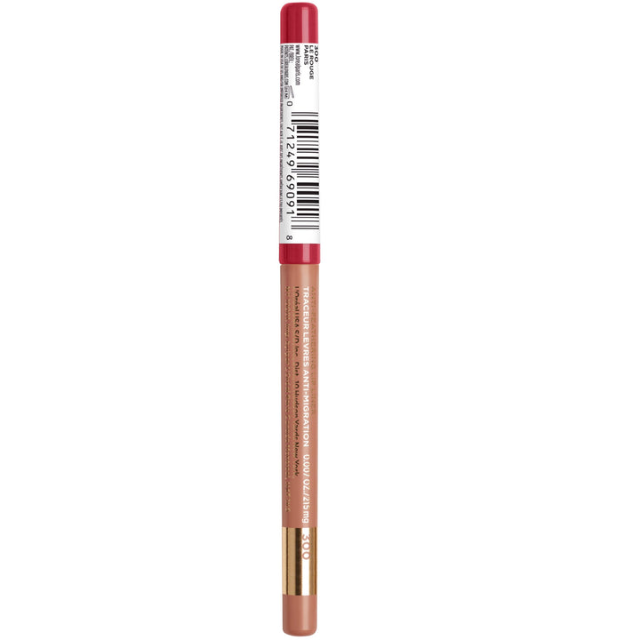 L'Oreal Paris Colour Riche Lip Liner Pencil, Creamy Lip Liner with Omega 3 and Vitamin E