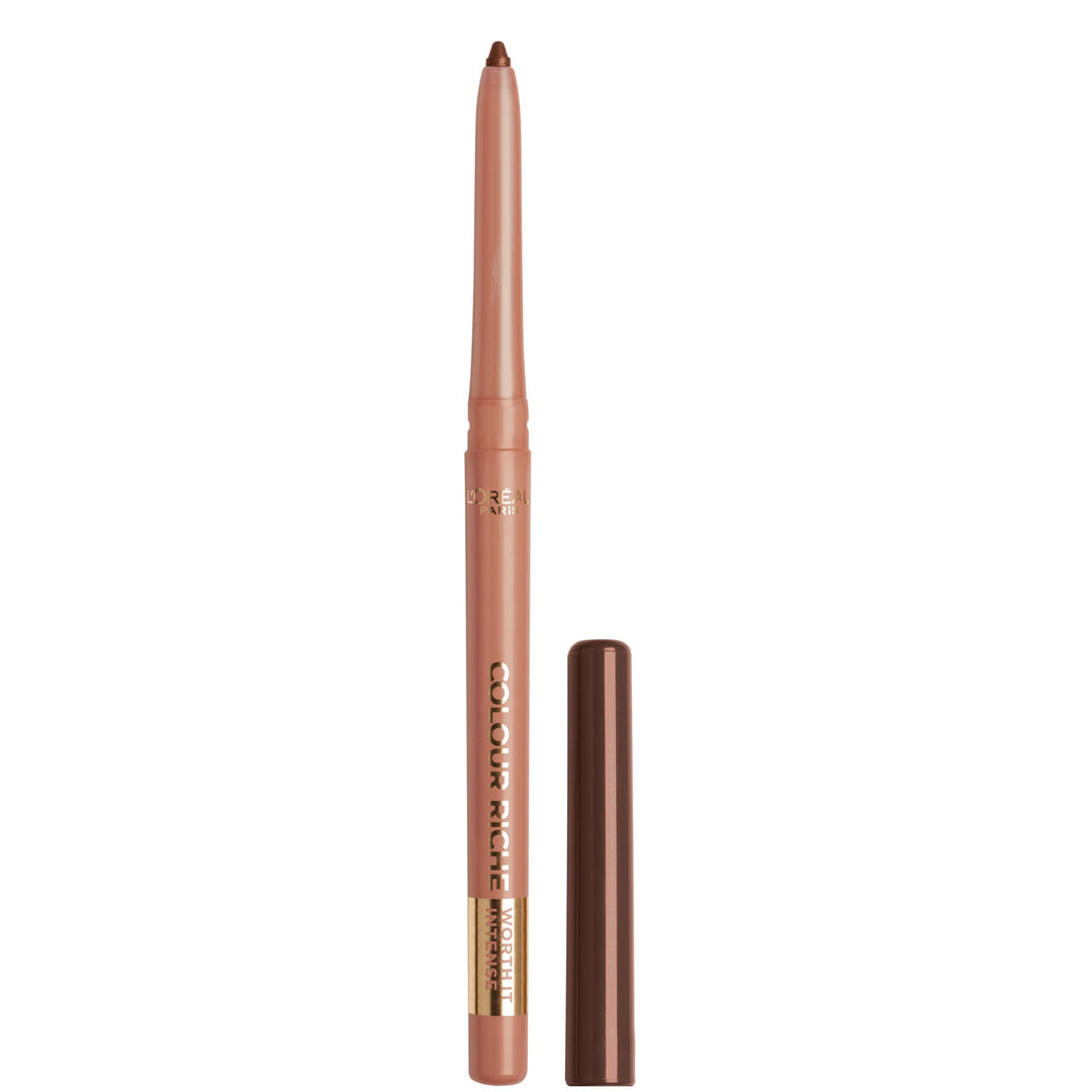 L'Oreal Paris Colour Riche Lip Liner Pencil, Creamy Lip Liner with Omega 3 and Vitamin E