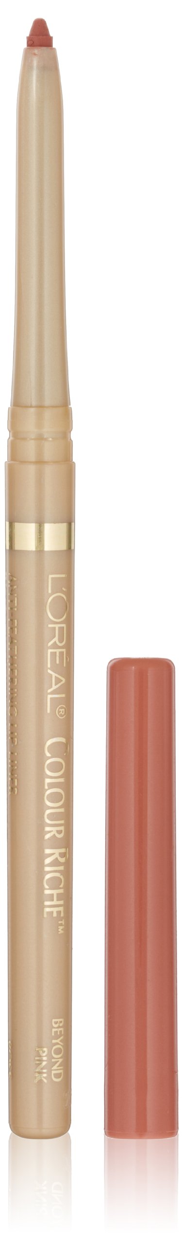 L'Oreal Paris Colour Riche Lip Liner Pencil, Creamy Lip Liner with Omega 3 and Vitamin E