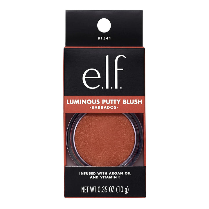 e.l.f. Luminous Putty Blush, Putty-to-Powder, Buildable Blush With A Subtle Shimmer Finish, Highly Pigmented & Creamy, Vegan & Cruelty-Free