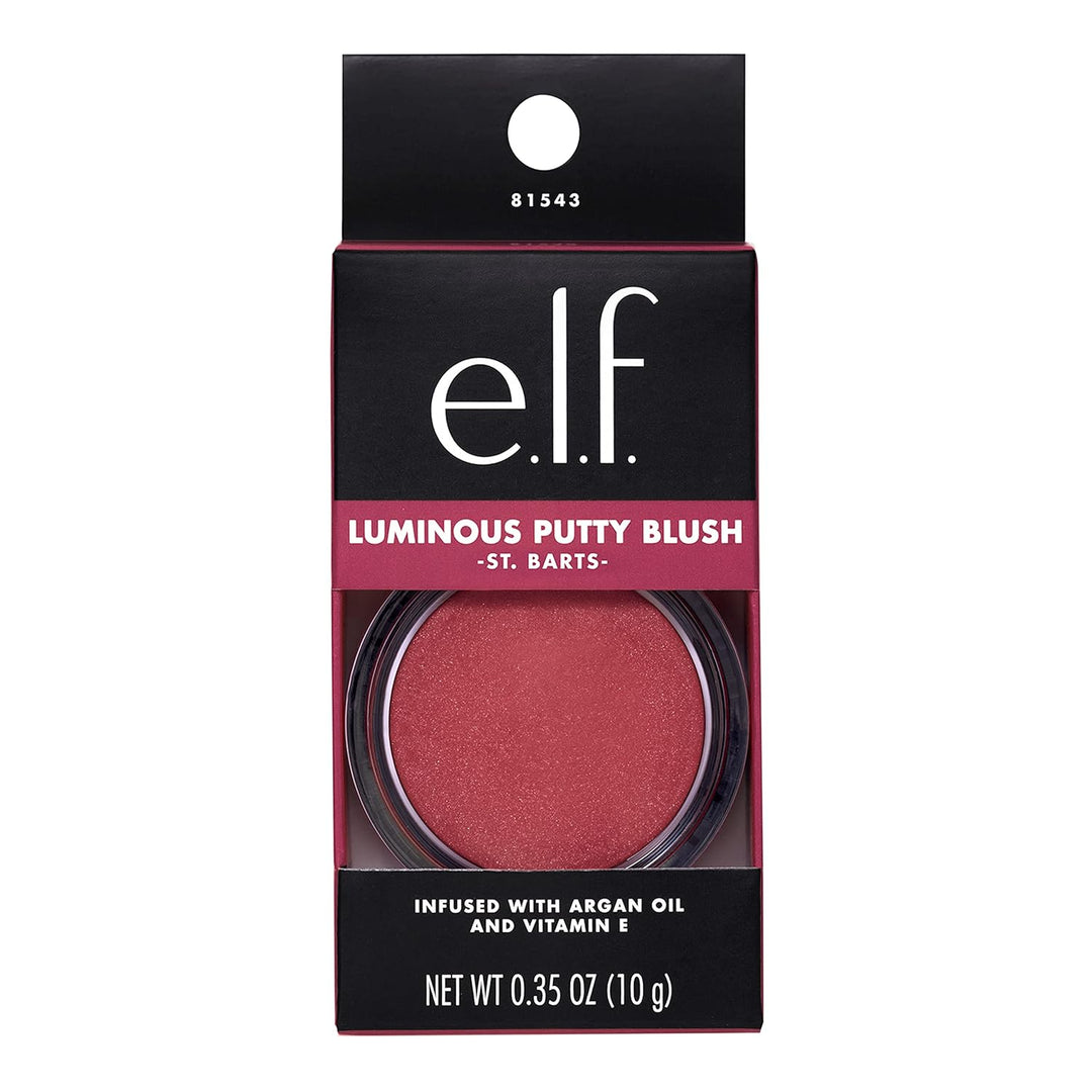 e.l.f. Luminous Putty Blush, Putty-to-Powder, Buildable Blush With A Subtle Shimmer Finish, Highly Pigmented & Creamy, Vegan & Cruelty-Free