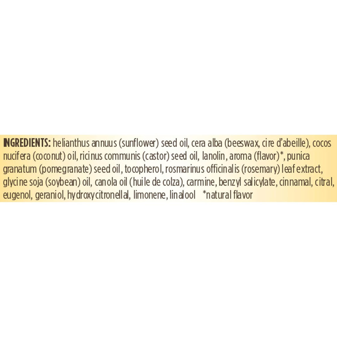 Burt's Bees Lip Balm - Pomegranate, Lip Moisturizer With Responsibly Sourced Beeswax, Tint-Free, Natural Origin Conditioning Treatment - 1 Count