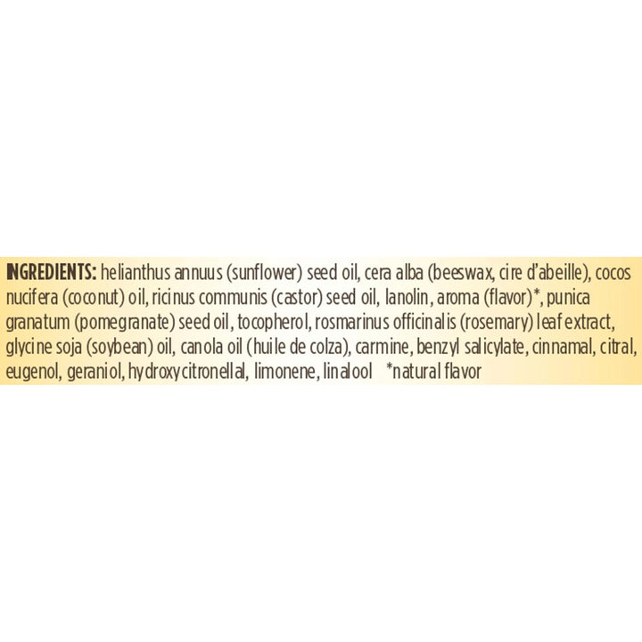 Burt's Bees Lip Balm - Pomegranate, Lip Moisturizer With Responsibly Sourced Beeswax, Tint-Free, Natural Origin Conditioning Treatment - 1 Count