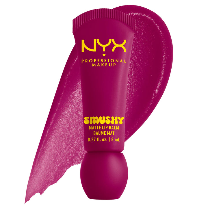 NYX PROFESSIONAL MAKEUP Smushy Matte Lip Balm, Tinted Lip Moisturizer with Soft, Matte Finish