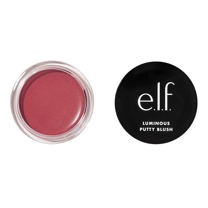 e.l.f. Luminous Putty Blush, Putty-to-Powder, Buildable Blush With A Subtle Shimmer Finish, Highly Pigmented & Creamy, Vegan & Cruelty-Free