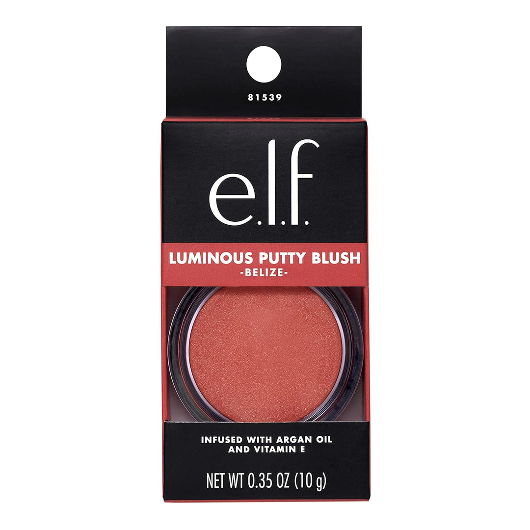 e.l.f. Luminous Putty Blush, Putty-to-Powder, Buildable Blush With A Subtle Shimmer Finish, Highly Pigmented & Creamy, Vegan & Cruelty-Free
