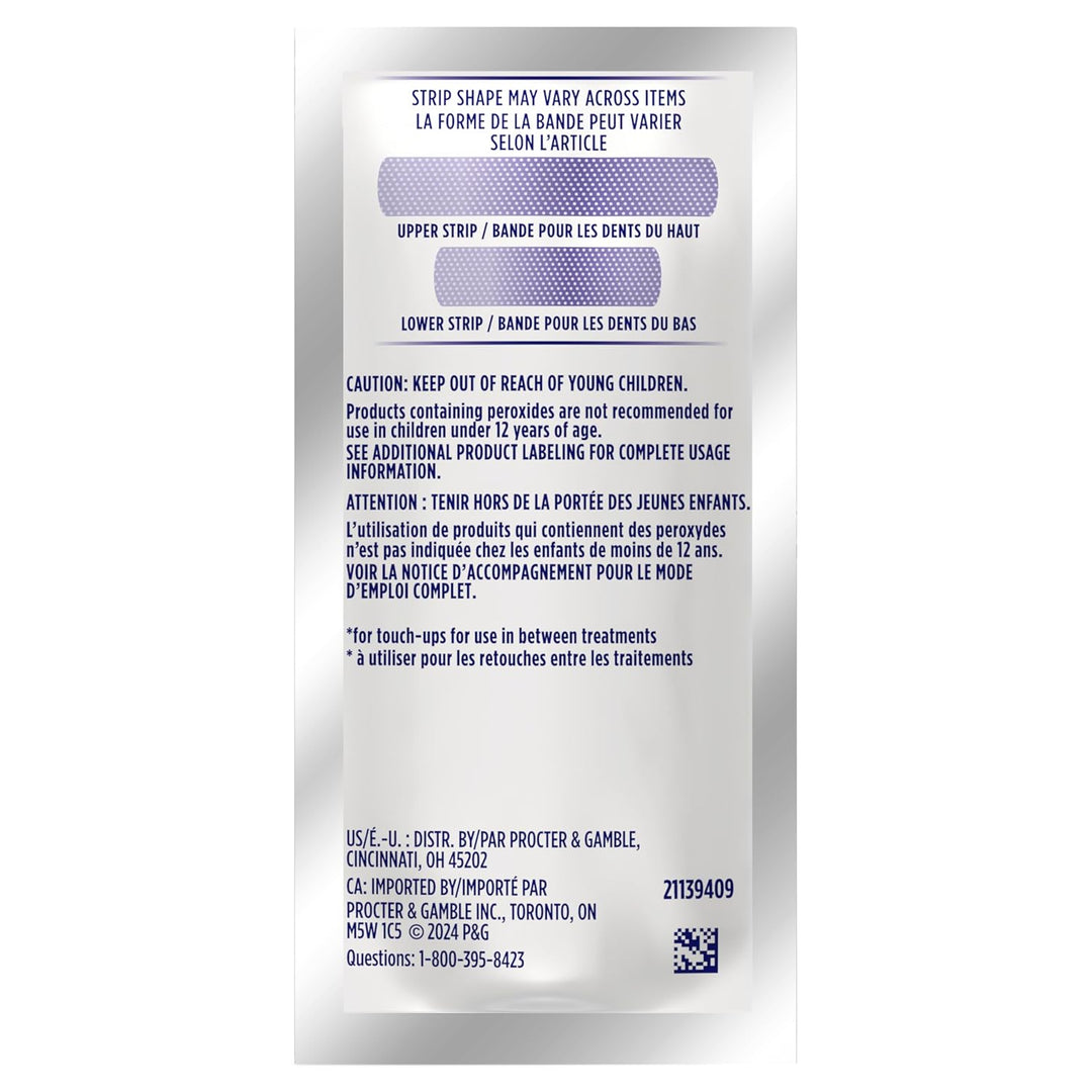 Crest 3D White Professional Effects Whitestrips 20 Treatments + Crest 3D White 1 Hour Express Whitestrips 2 Treatments - Teeth Whitening Kit