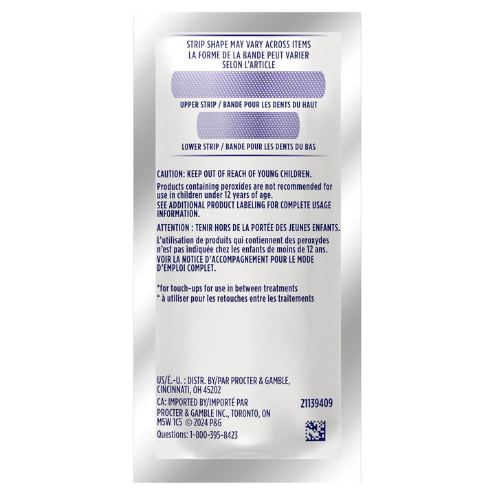 Crest 3D White Professional Effects Whitestrips 20 Treatments + Crest 3D White 1 Hour Express Whitestrips 2 Treatments - Teeth Whitening Kit