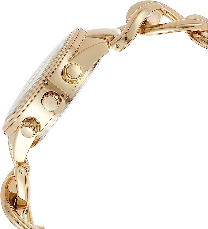 U.S. Polo Assn. Women's USC40069 Gold-Tone Link Bracelet Watch - 3alababak