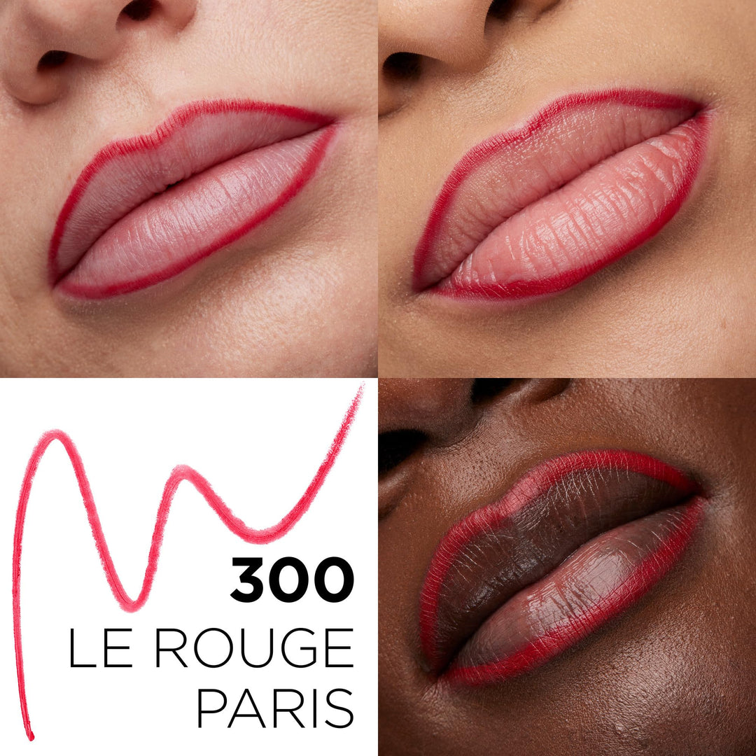 L'Oreal Paris Colour Riche Lip Liner Pencil, Creamy Lip Liner with Omega 3 and Vitamin E