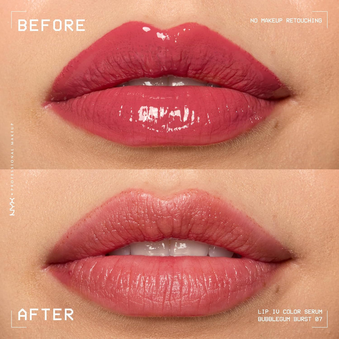 NYX PROFESSIONAL MAKEUP Lip IV Hydrating Gloss Serum, Lip Stain with 12HR Hydration