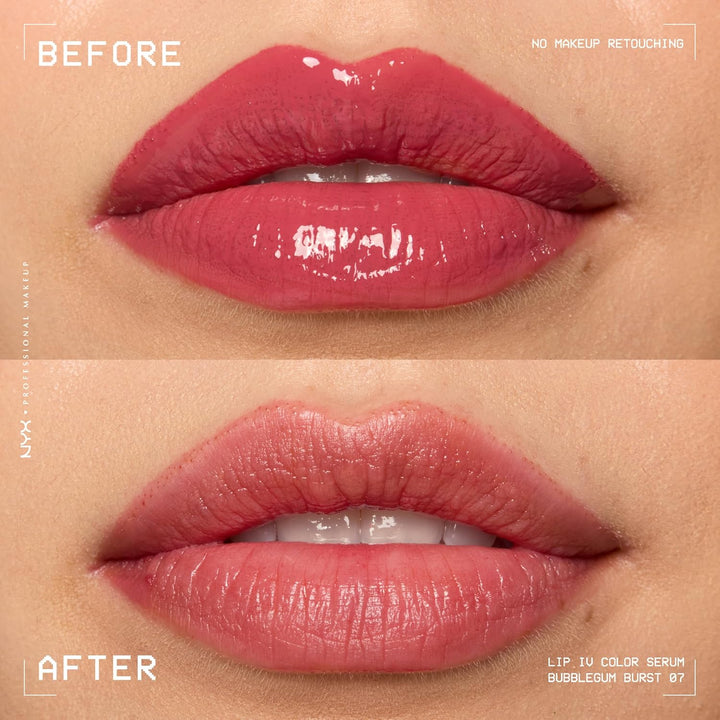 NYX PROFESSIONAL MAKEUP Lip IV Hydrating Gloss Serum, Lip Stain with 12HR Hydration