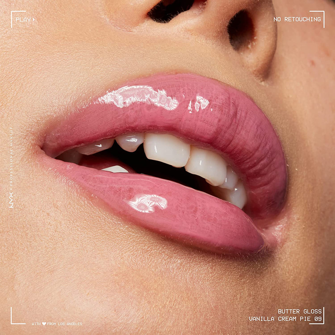 NYX PROFESSIONAL MAKEUP Butter Gloss, Non-Sticky Lip Gloss - 3alababak