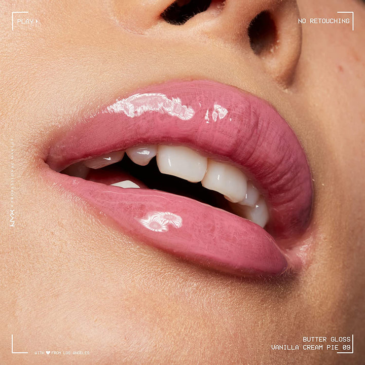 NYX PROFESSIONAL MAKEUP Butter Gloss, Non-Sticky Lip Gloss - 3alababak