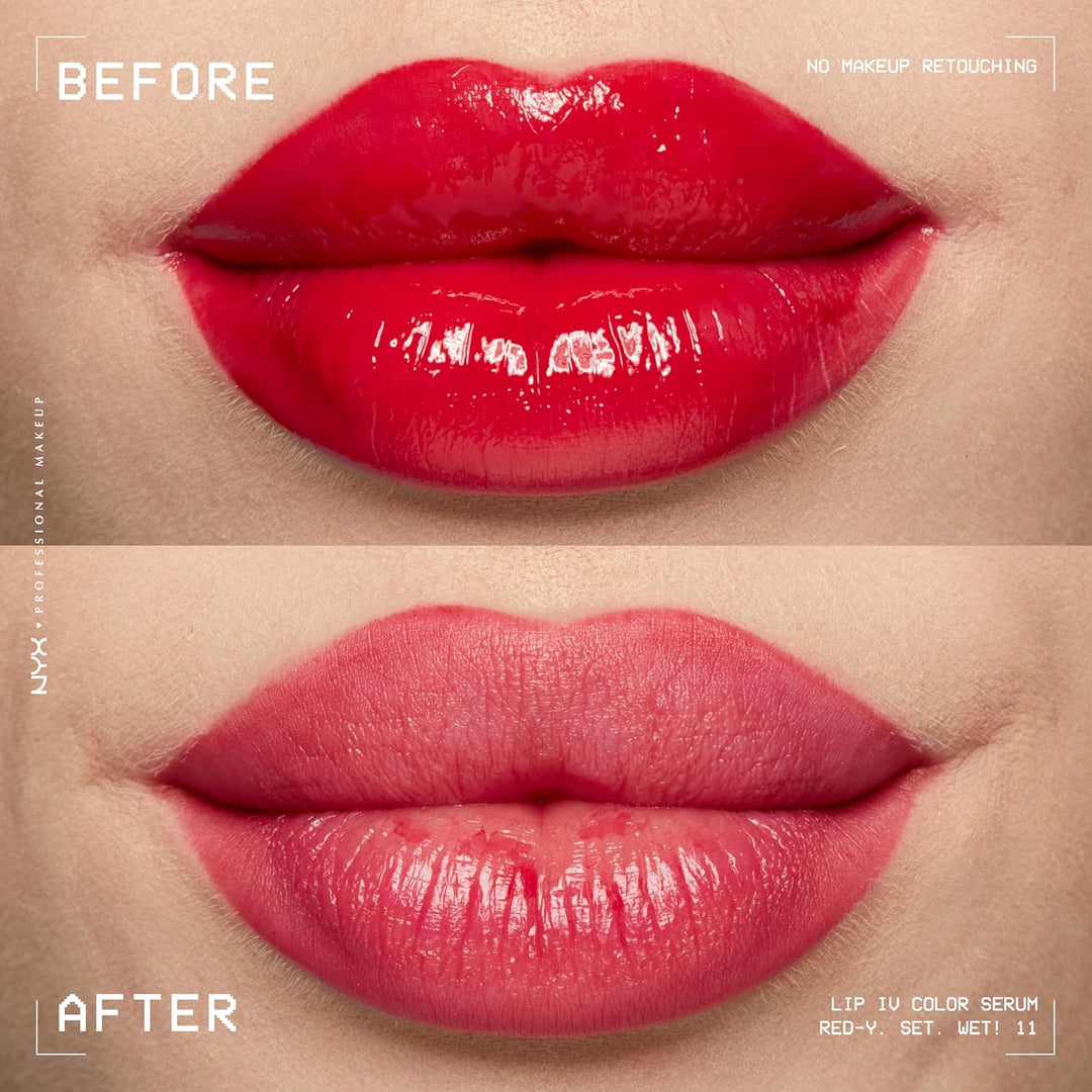 NYX PROFESSIONAL MAKEUP Lip IV Hydrating Gloss Serum, Lip Stain with 12HR Hydration