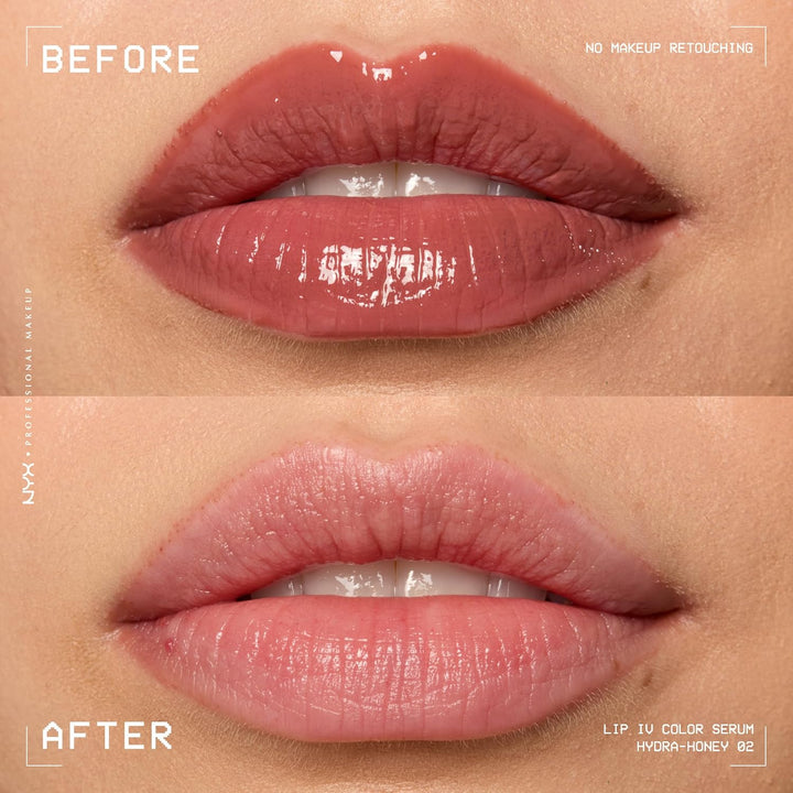 NYX PROFESSIONAL MAKEUP Lip IV Hydrating Gloss Serum, Lip Stain with 12HR Hydration
