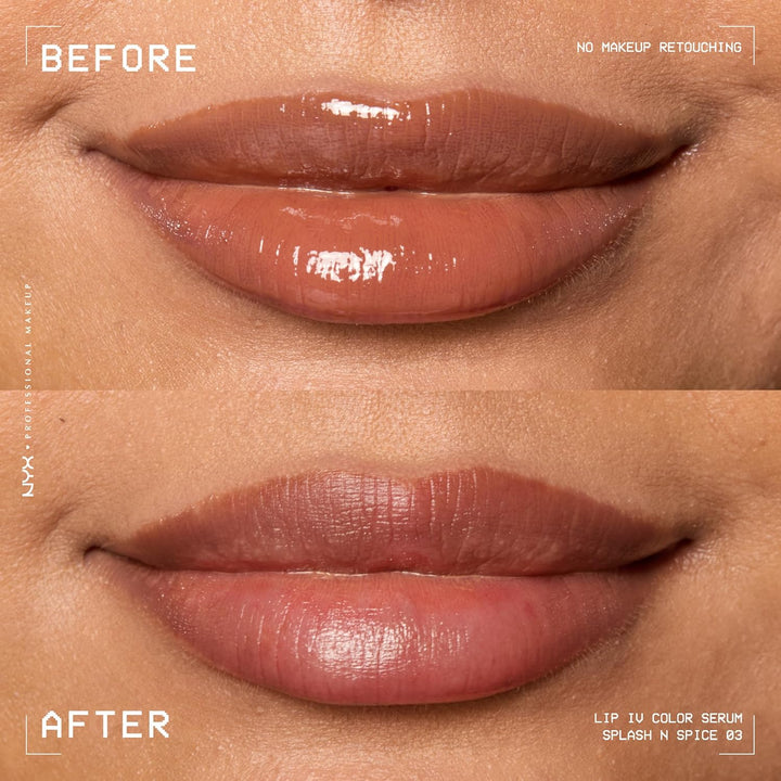 NYX PROFESSIONAL MAKEUP Lip IV Hydrating Gloss Serum, Lip Stain with 12HR Hydration