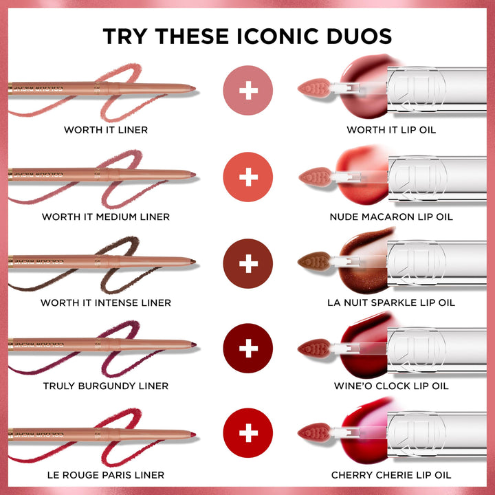 L'Oreal Paris Colour Riche Lip Liner Pencil, Creamy Lip Liner with Omega 3 and Vitamin E