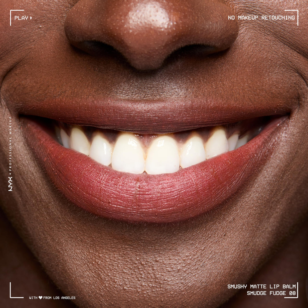 NYX PROFESSIONAL MAKEUP Smushy Matte Lip Balm, Tinted Lip Moisturizer with Soft, Matte Finish