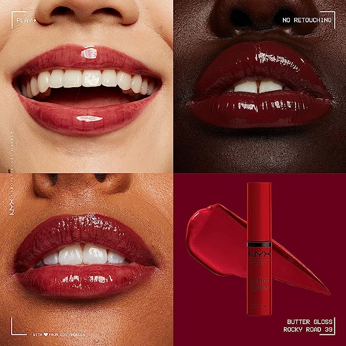 NYX PROFESSIONAL MAKEUP Butter Gloss, Non-Sticky Lip Gloss - 3alababak