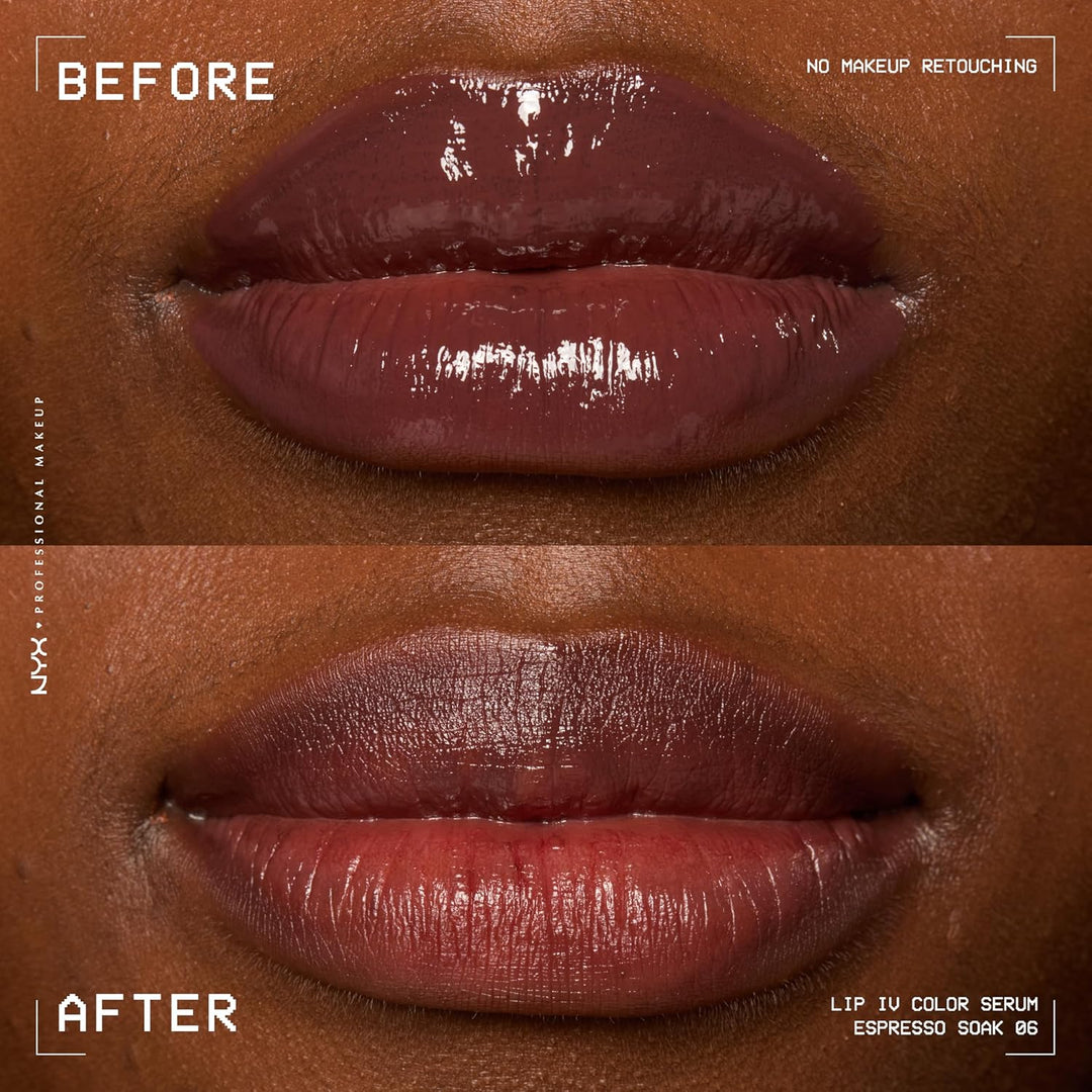 NYX PROFESSIONAL MAKEUP Lip IV Hydrating Gloss Serum, Lip Stain with 12HR Hydration