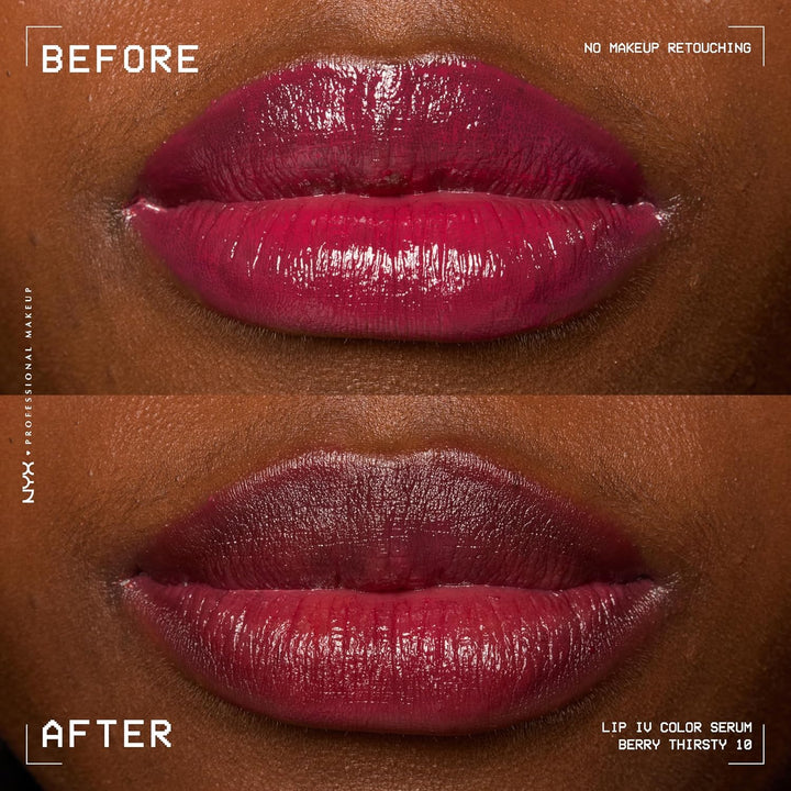 NYX PROFESSIONAL MAKEUP Lip IV Hydrating Gloss Serum, Lip Stain with 12HR Hydration