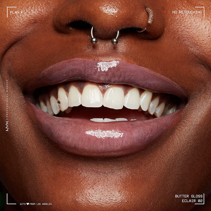 NYX PROFESSIONAL MAKEUP Butter Gloss, Non-Sticky Lip Gloss - 3alababak