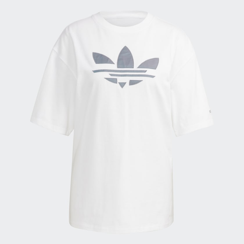 Adidas White Men Adicolor Classics Trefoil T-Shirt - size X-Small - 3alababak