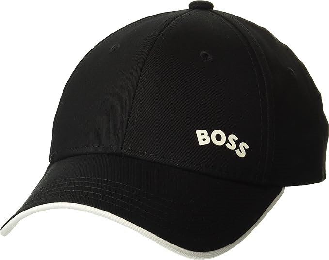 BOSS Men's Curved Logo Cotton Twill Hat