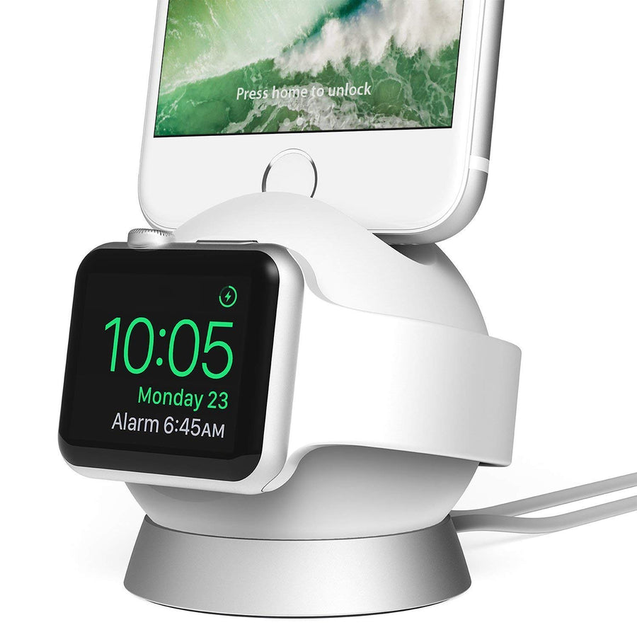 iOttie OmniBolt Apple Watch Stand, iPhone Docking Station for Apple Watch Series 2, 1, iPhone 7s Plus, 7s, 6s, SE, 6 - 3alababak