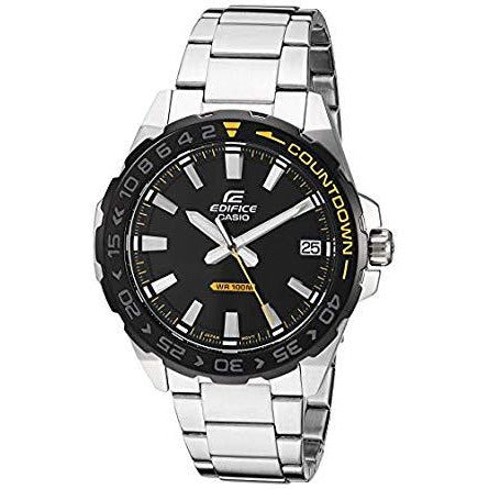 Casio Men's Edifice Quartz Stainless-Steel Strap Silver Casual Watch Model: EFV-120DB-1AVCR - 3alababak