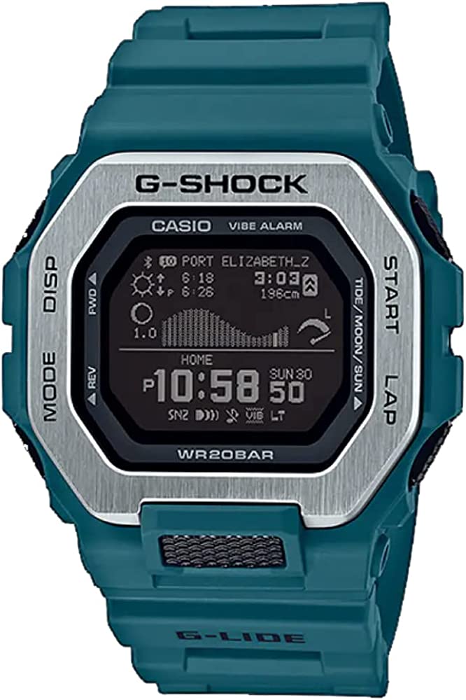 Casio G-Shock G-Lide Teal Resin Surf Watch GBX100-2 - 3alababak