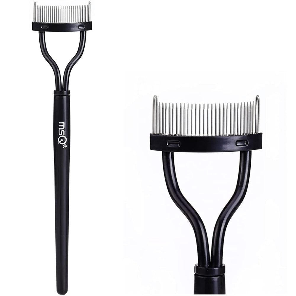 MSQ Eyelash Comb Eyebrow Brush Separator Mascara Applicator - 3alababak